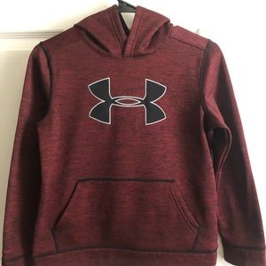 Under Armour Burgundy/Black Heathered Pull-Over